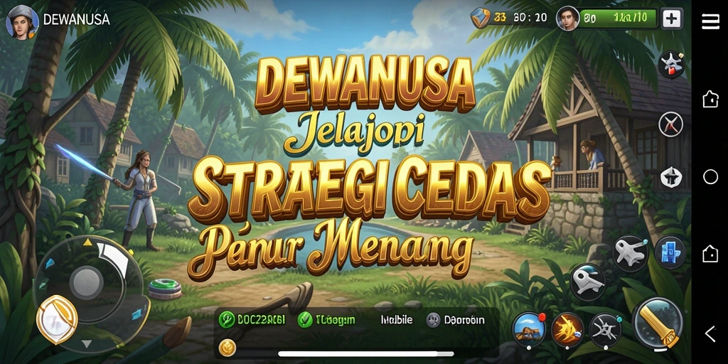 Tampilan gameplay DEWANUSA yang menegangkan dan strategis.