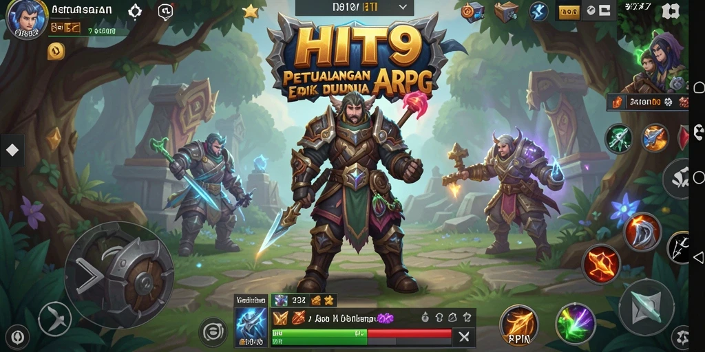 Tangkapan layar gameplay <strong>HIT9</strong> menunjukkan aksi pertarungan yang dinamis dan grafik yang memukau.