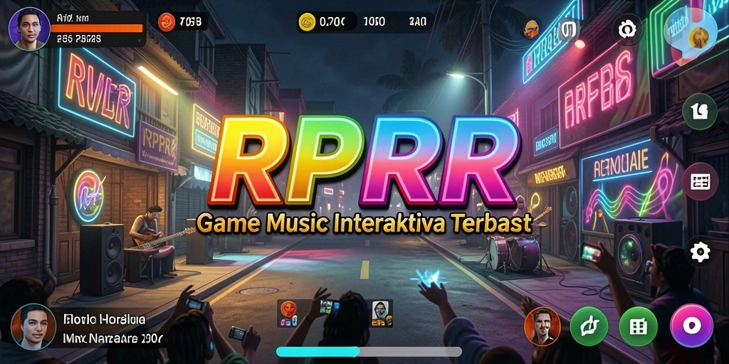 Tampilan utama gameplay RPRR yang seru dan interaktif.
