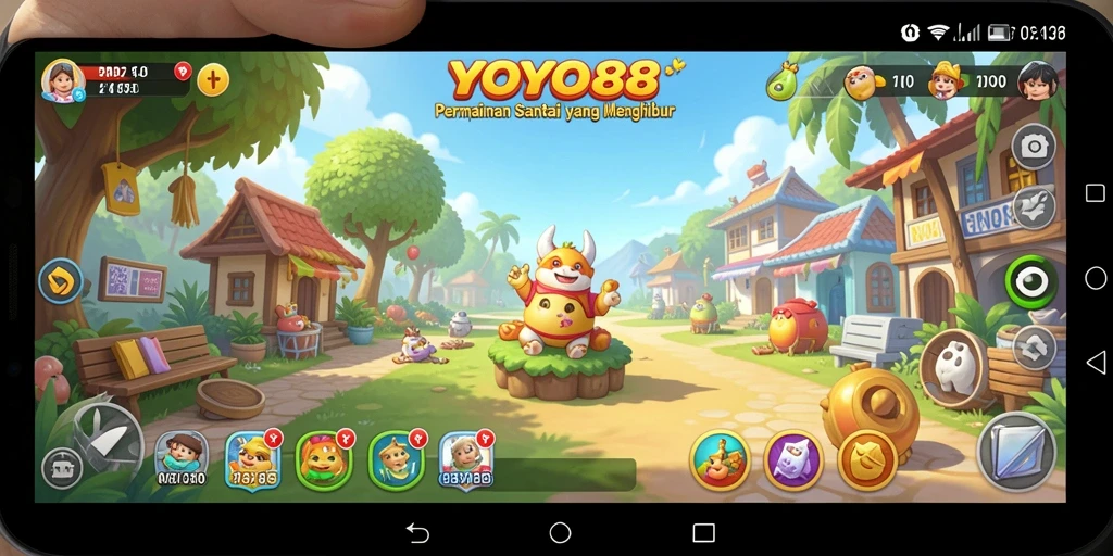 Screenshot gameplay <strong>YOYO88</strong> menunjukkan keseruan permainan santai yang menarik.